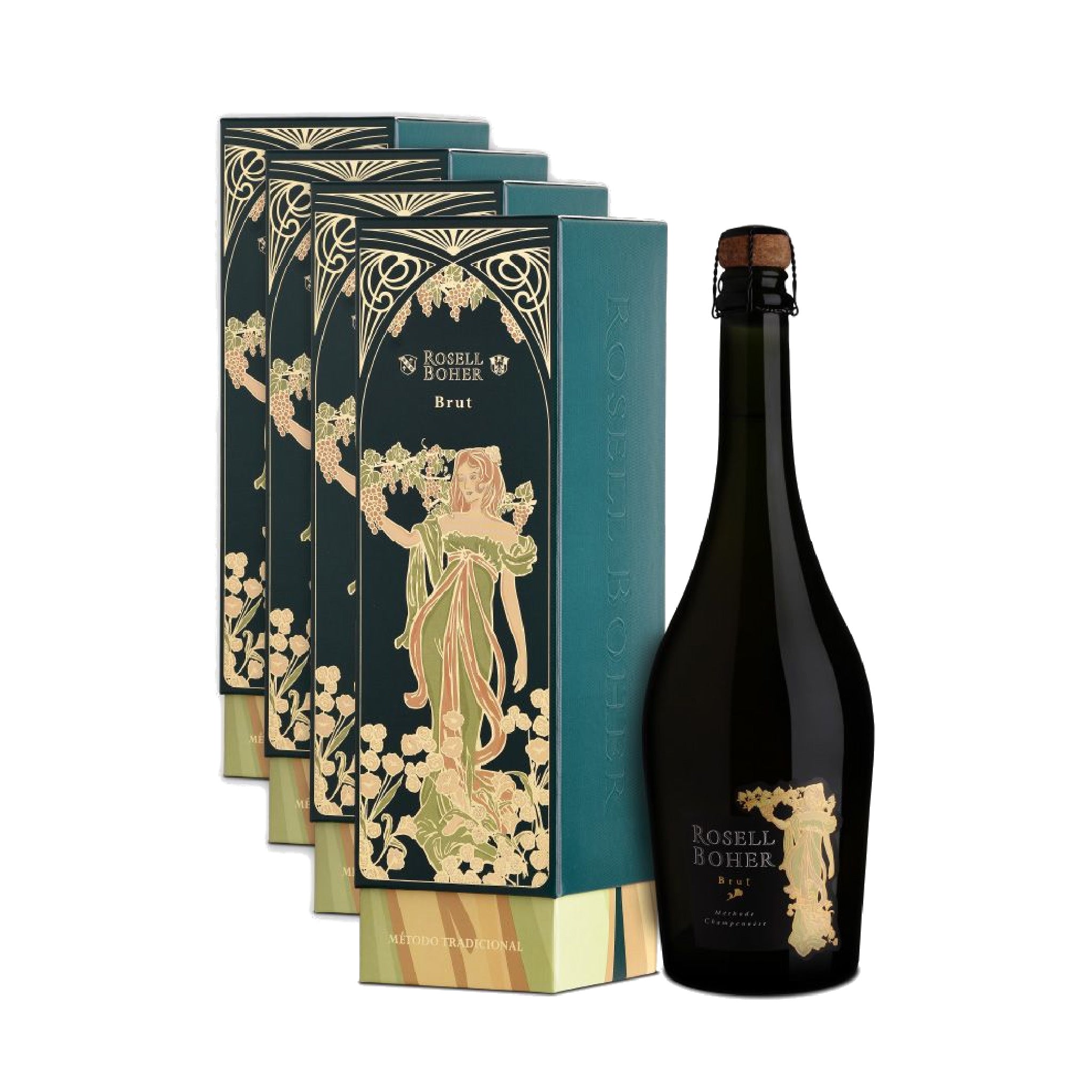 Rosell Boher Brut x4 Estuches
