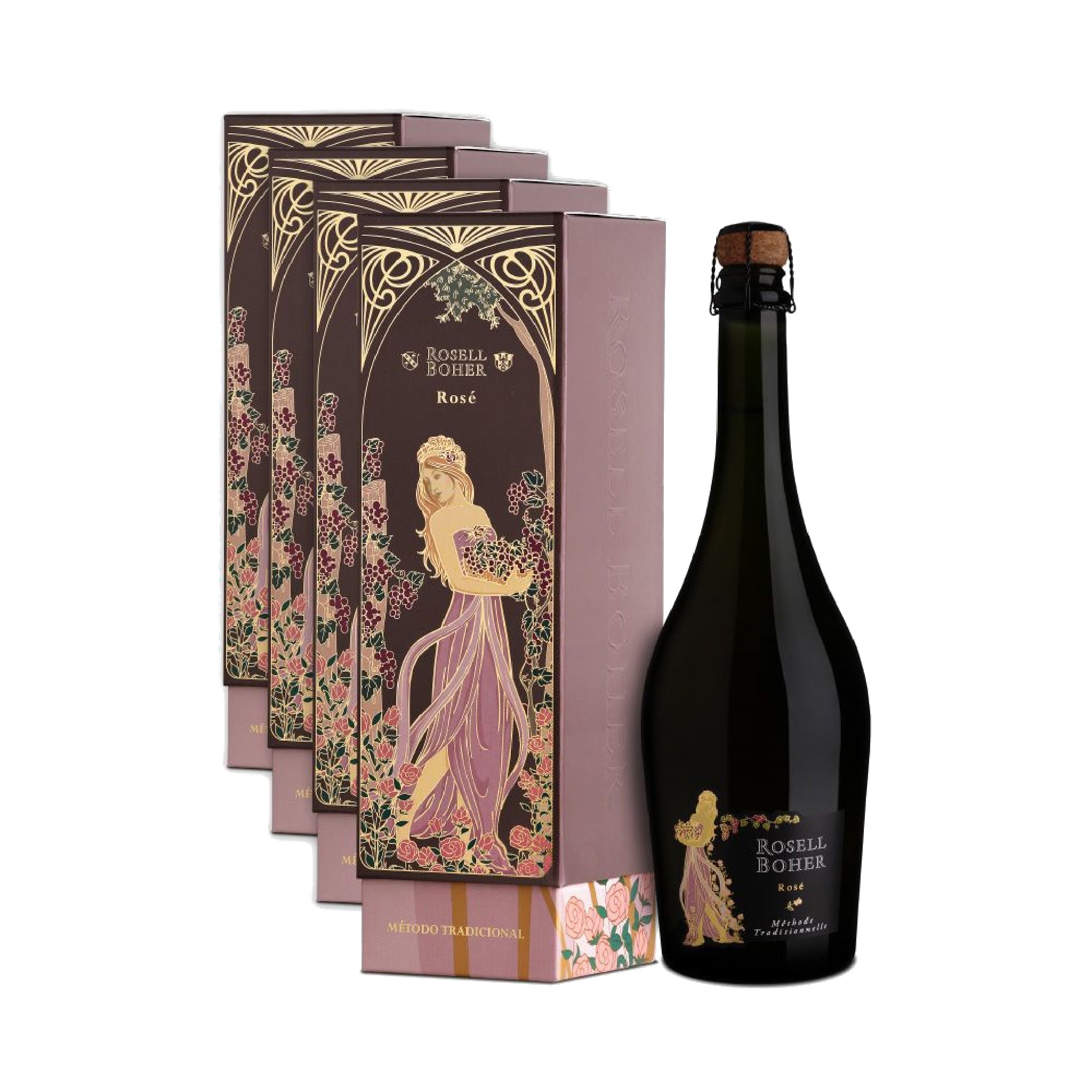 Rosell Boher Rose x4 Estuches